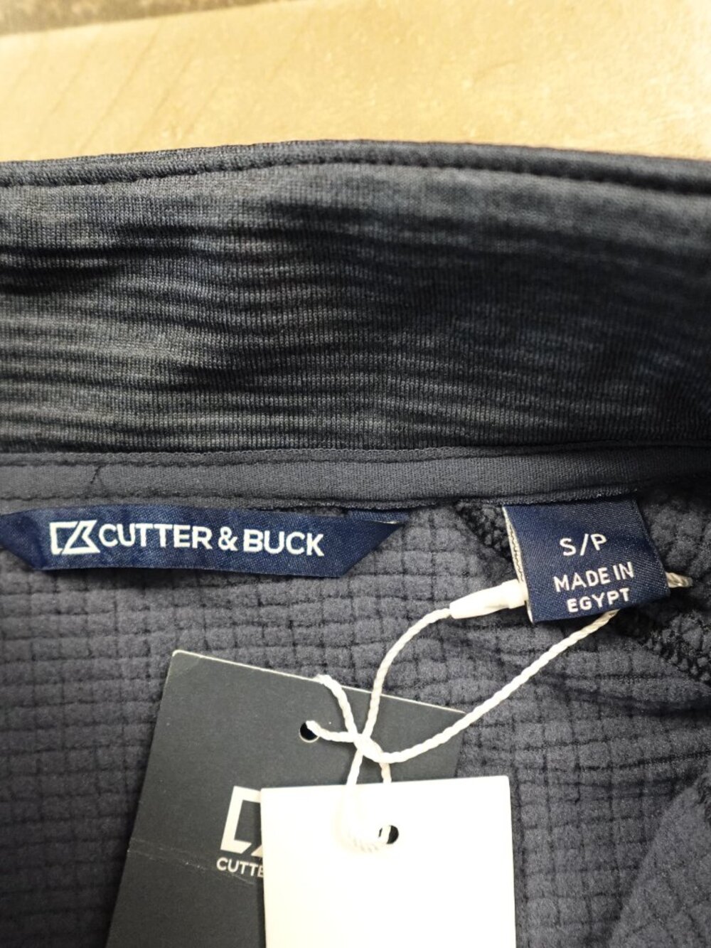Cutter & Buck‎ Peshastin Eco Fleece 1/4 Zip Women’s Small Navy NWT - Picture 4 of 12